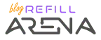 Refillarena blog logo header
