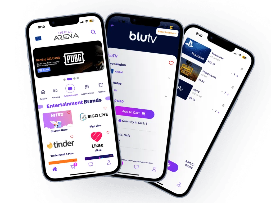 Refillarena App available now on google Play and Apple store