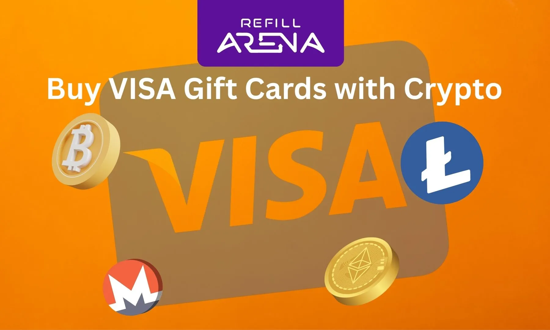 Buy VISA gift Card with Crypto